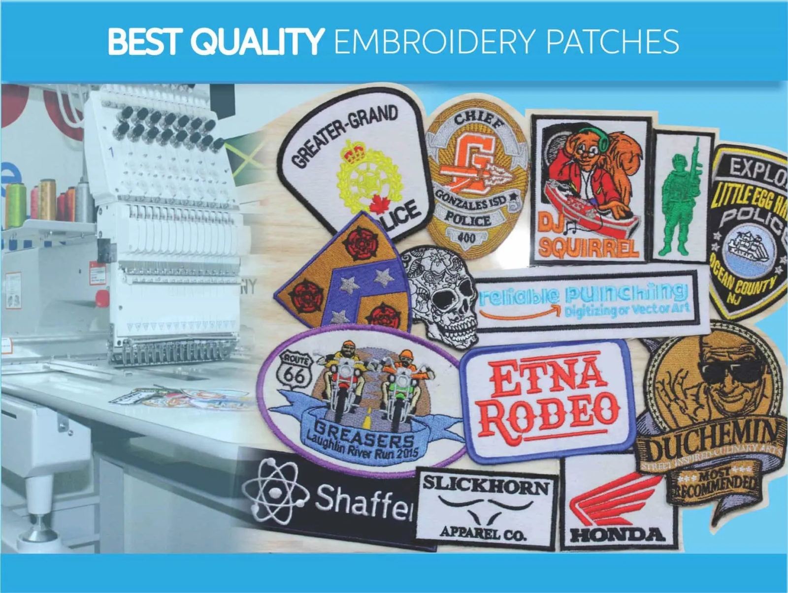 What Are The Different Types Of Embroidery Patches?