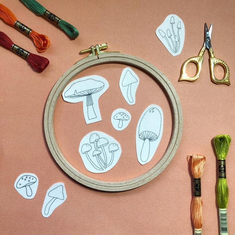 Mastering Mushroom Embroidery Patterns