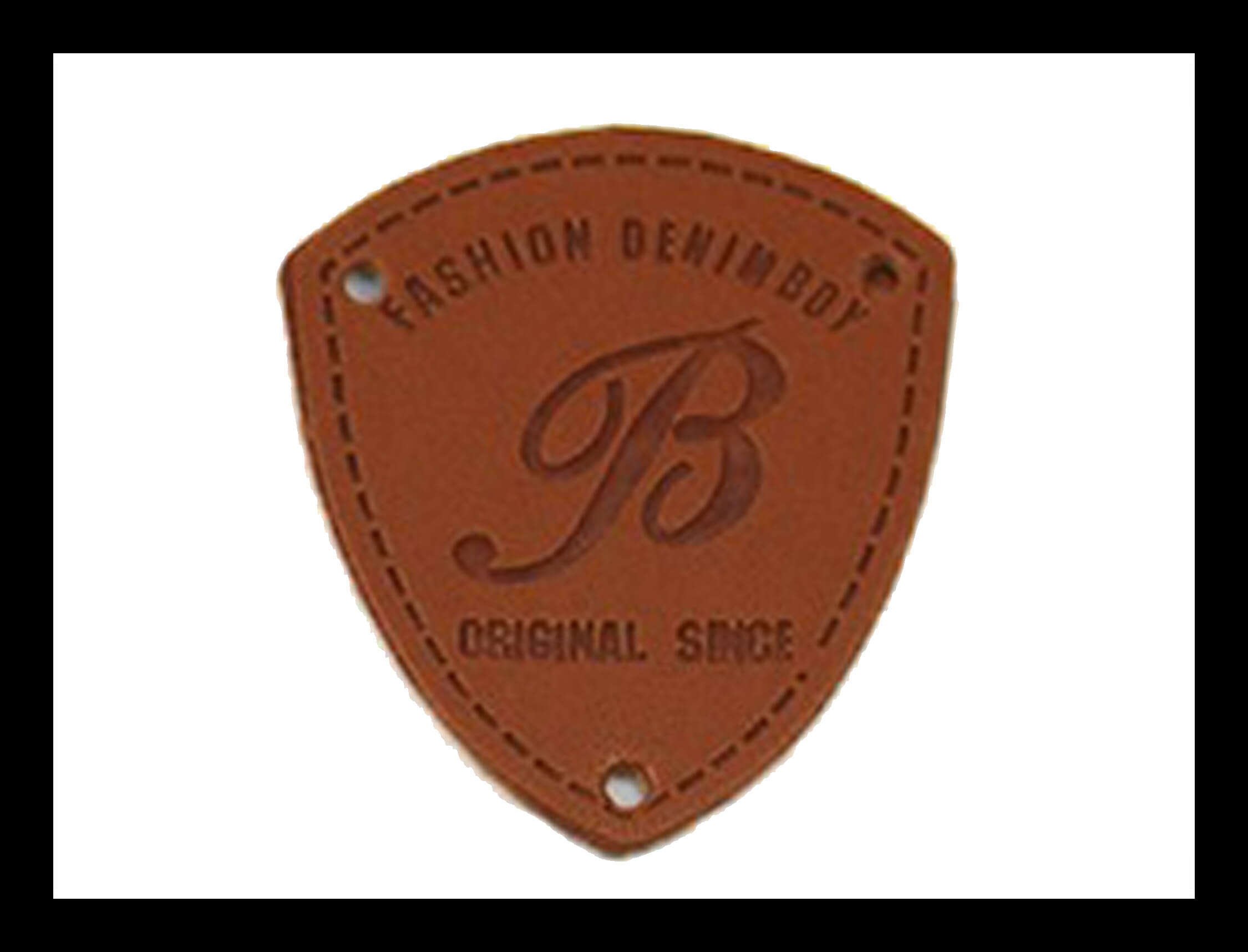 PERSONALIZED Leather PATCH, VELCRO Name Patch 