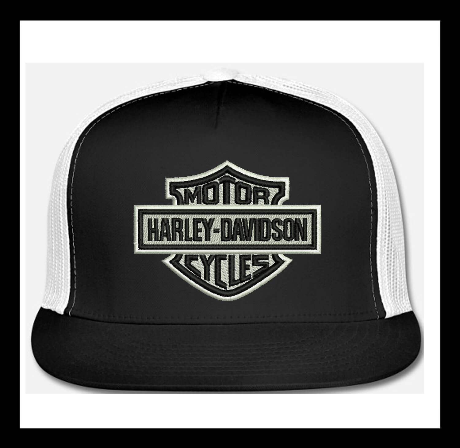 biker cap logos Digitizing